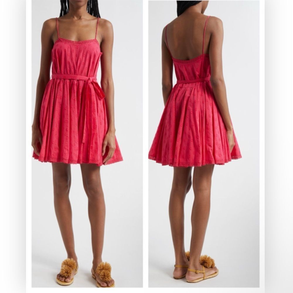 Ulla Johnson Beatriz Dot Jacquard Cotton $420
